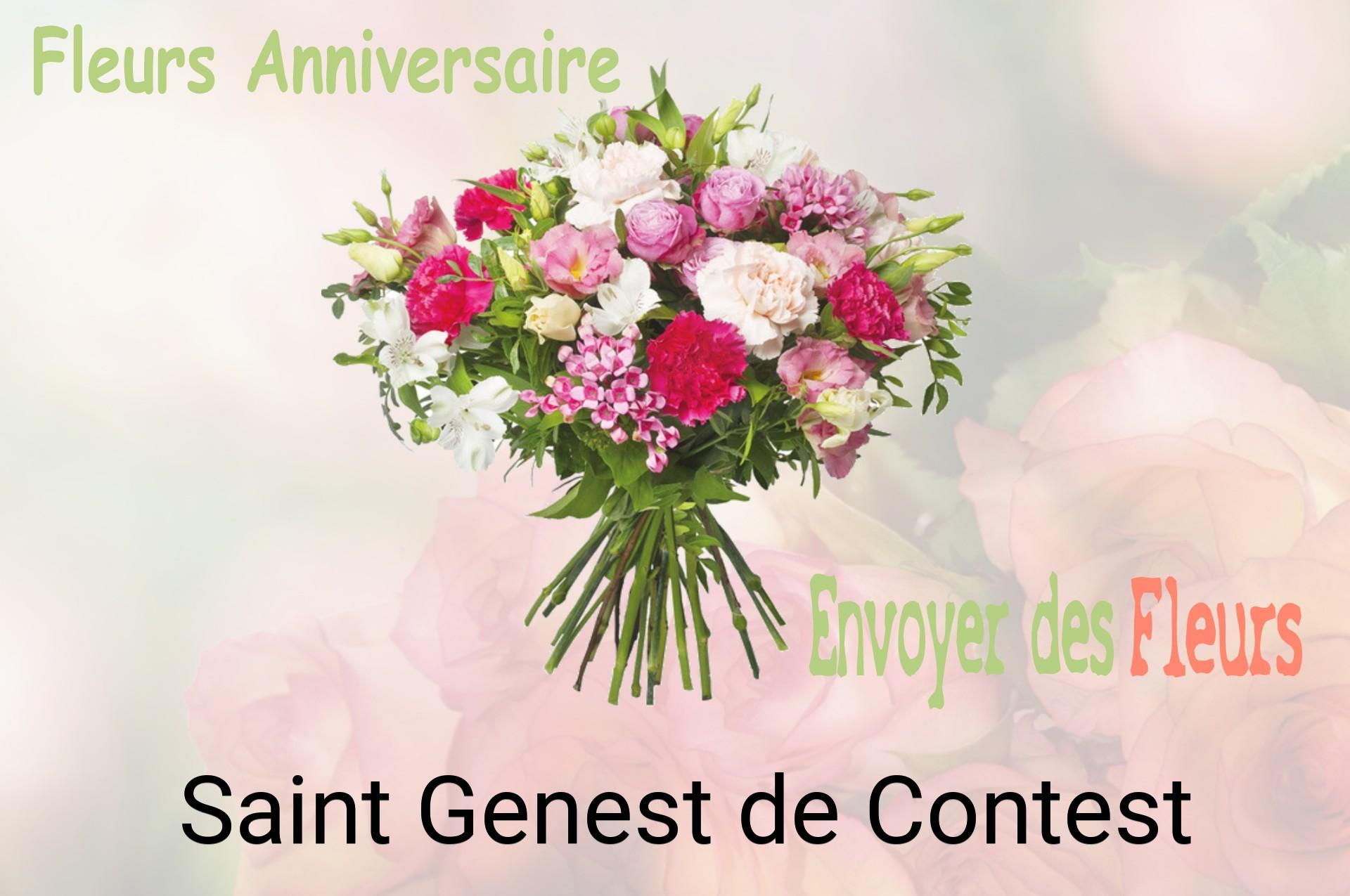 Bouquet de fleurs d’anniversaire livré à Saint-Genest-de-Contest